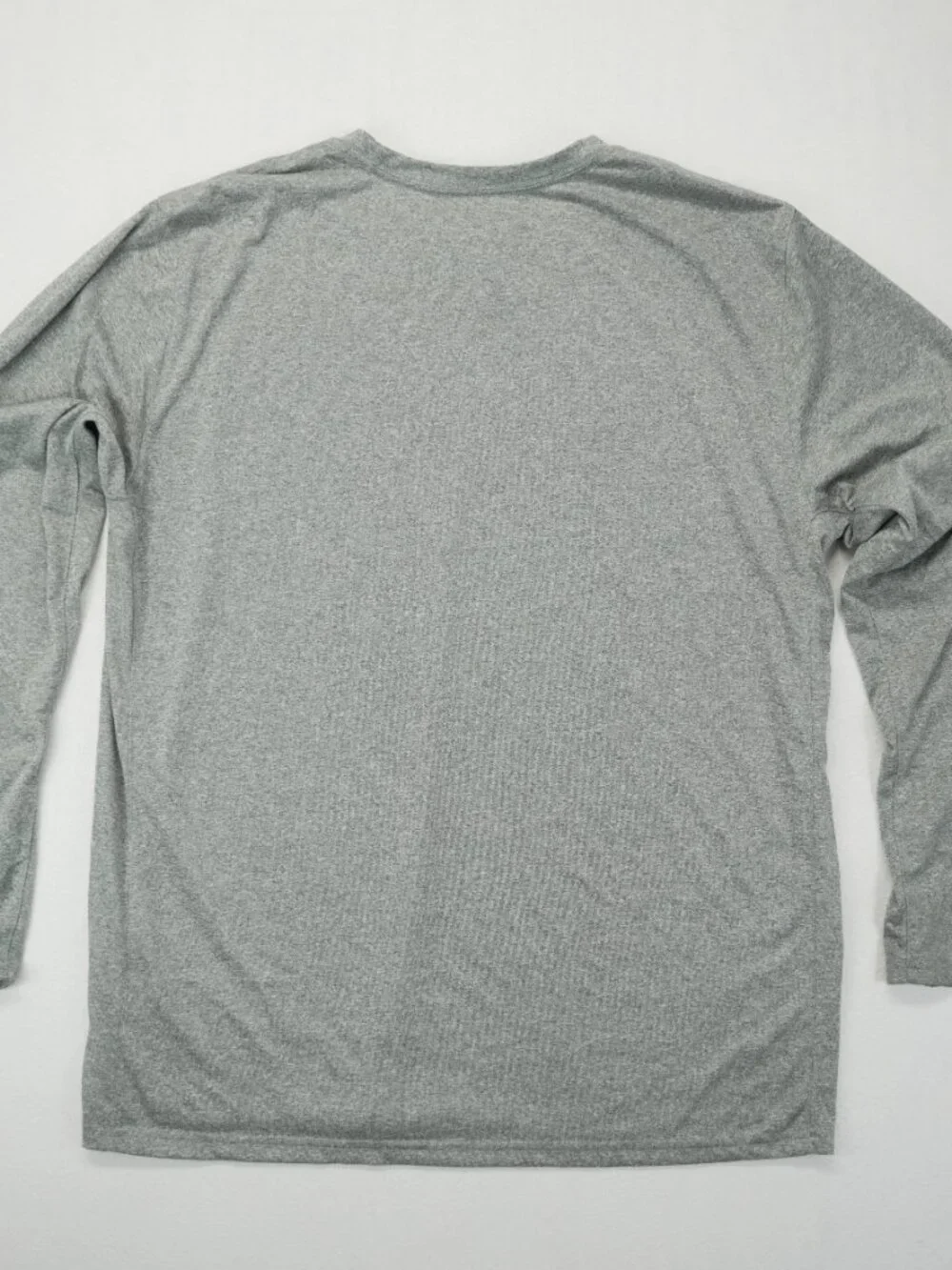 Nike Men's Dri-FIT‎ Running Workout Crew Lightweight Long Sleeve - Gray - XL